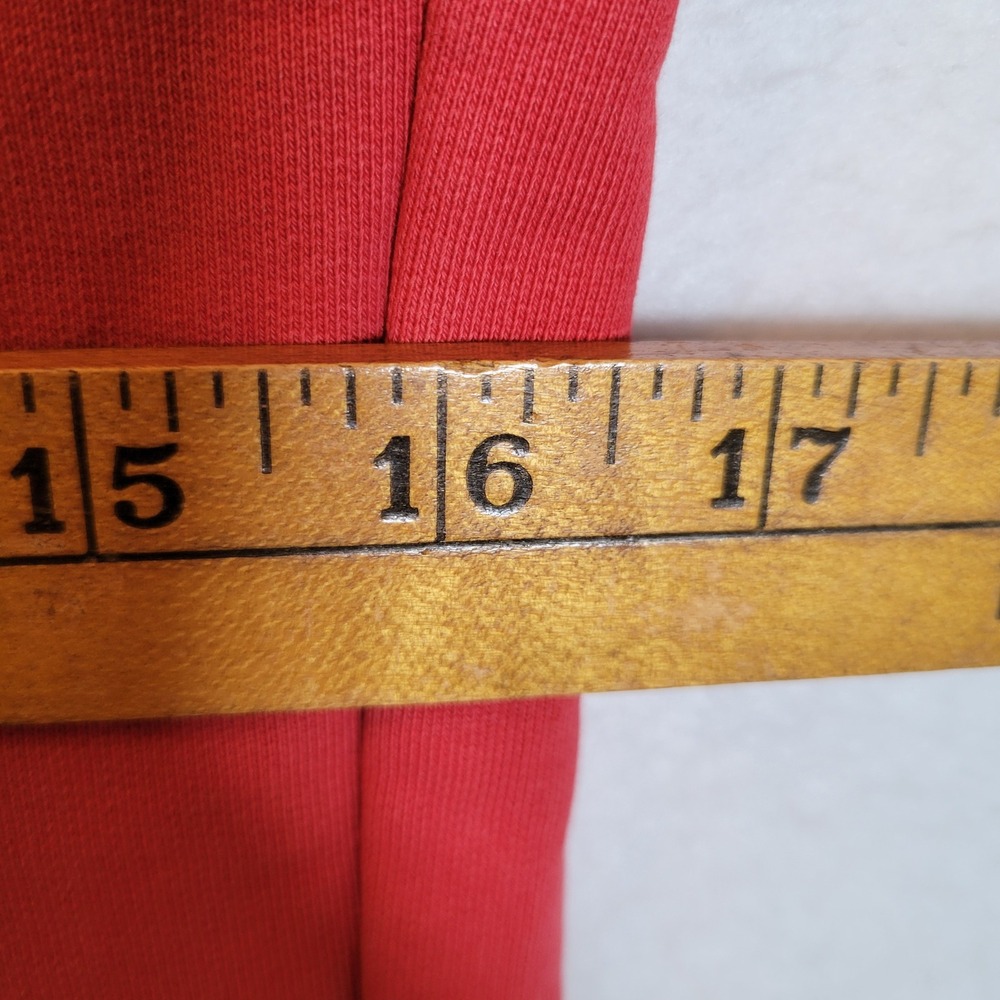 Pangaia Womens Mock Neck Organic Recycled Cotton Sweater Dress Size XS Red - Picture 2 of 13